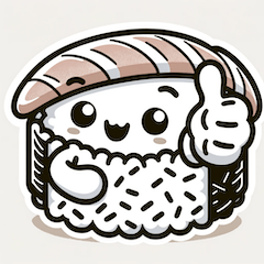 Sushi Express Sticker