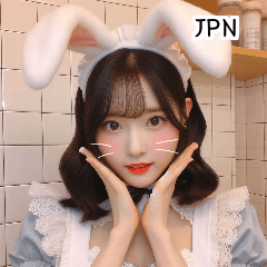 JPN 22 year old rabbit maid