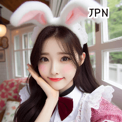 JPN 24 year old rabbit maid
