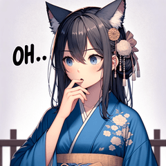 Wa. Gadis Kimono Berambut Kucing