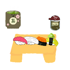 寿司屋の愉快な仲間たち