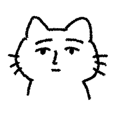 A cat with a specific expression