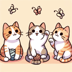 Cats Daily Sticker