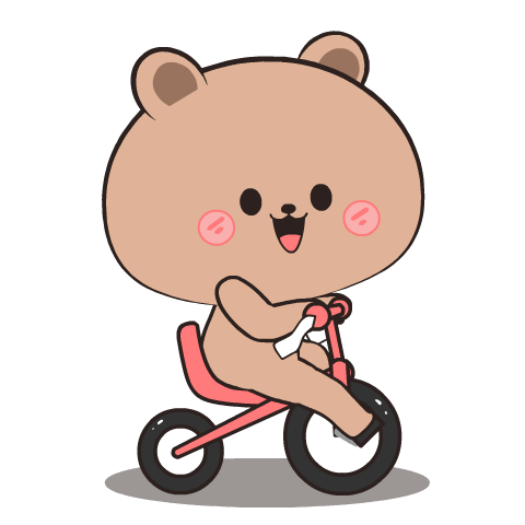 Bear bear brown 2 : Pop-up stickers