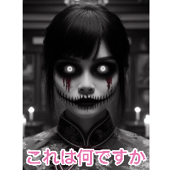 Horror cheongsam female ghost