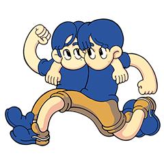 Jarujaru's various guys sticker