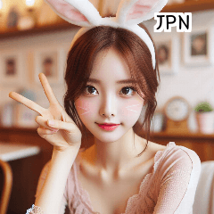 JPN 26 year old rabbit cosplay