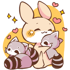 LOVE!Raccoon&Rabbit14
