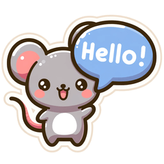 Mouse Magic Stickers