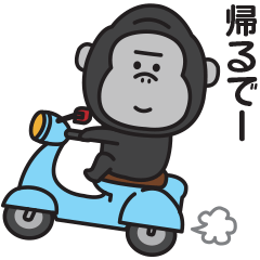 Kansai dialect Gorilla contact
