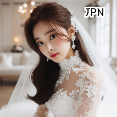 JPN 24 year old wedding girl