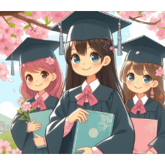 벚꽃과 졸업식