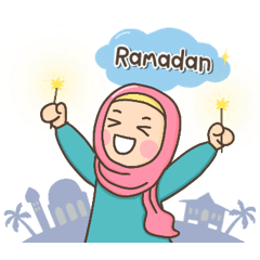 Ramadan: Pink Hijab Girl (Eng)