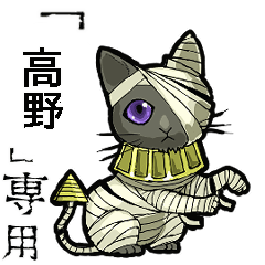 Mummycat Name takano Animation