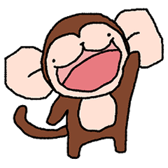 Big smiley monkey