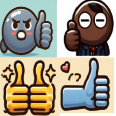 Elation Expressions Thumbs up – LINE貼圖 | LINE STORE