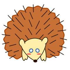 Mischievous hedgehog
