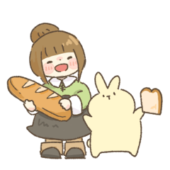 Lepta-chan & rabbit
