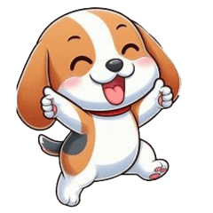Beagle dog so cute