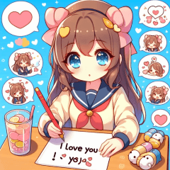 Cute images in the moe style.