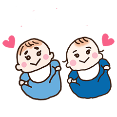 双子の男の子の赤ちゃん【修正版】