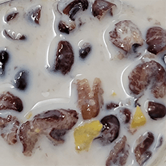 食物系列 : 阿公阿嬤的紅豆牛奶 #15