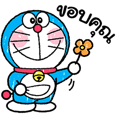 โดราเอมอน ลายเส้นสีเทียน