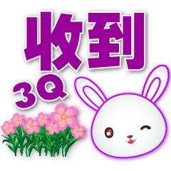 Cute White Rabbit- Common Phrases