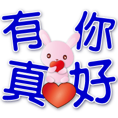 Cute Pink Rabbit- Practical- Everyday