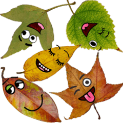 leaves greeting