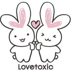 Lovetoxic Lavie&Tocky sticker