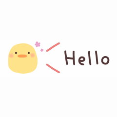 Soft chicks stickers for daily use _EN