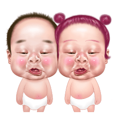 funny face babies