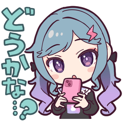 "Kawaii" fashion Gamer Girl Sticker2