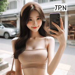 JPN Japanese beauty selfie