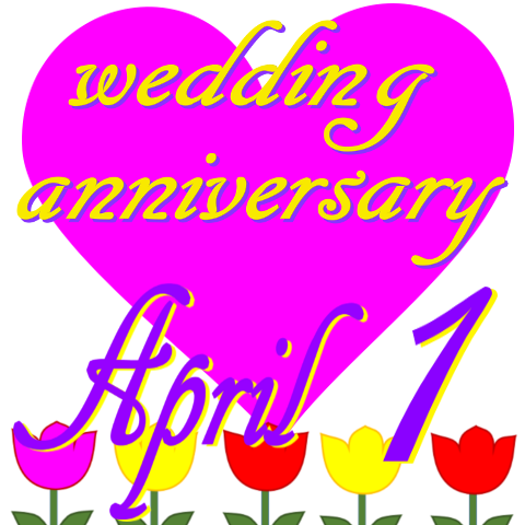 pop up wedding anniversary April 1-15