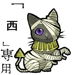Mummycat Name nishi Animation