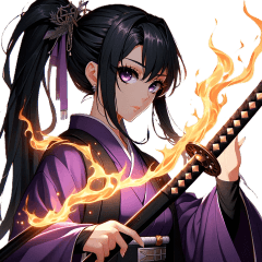 ninja wanita gaya anime_1
