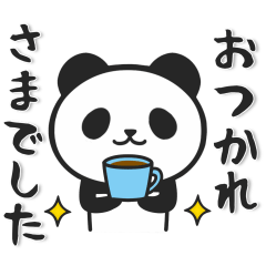 simple panda cute Sticker