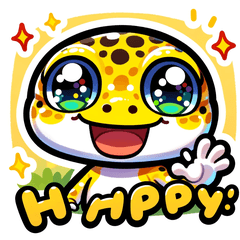 Adorable Yellow Gecko