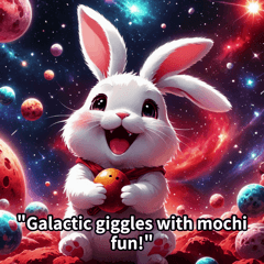 "Space Bunny's Mochi Adventures"