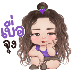 JakJaan cute girl (Big Stickers)