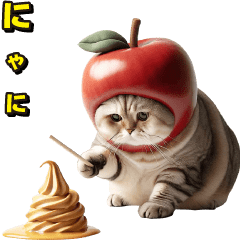 Moving cat meme sticker (Apple version)