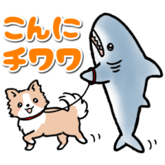 Shark stickers with a sense of life 11