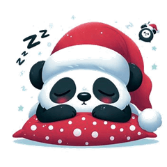 Hasty Panda Claus