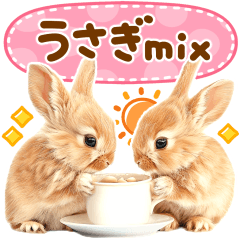 kawaii rabbits cute