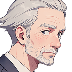Stickers for handsome old men 7