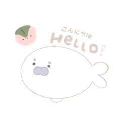 silly seal with sakura mochi <3