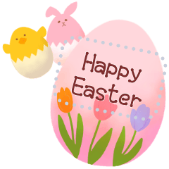 Easter egg,bunny,cute frame