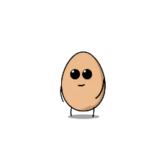 Small Egg Sticker